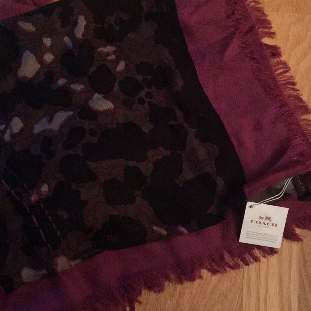 Coach sq. scarf NWT. Originally $170 sale for $159